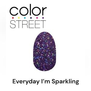 3 FOR $35: COLOR STREET Nail Strips - Everyday I'm Sparkling